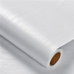 White Wood Grain Wallpaper White Peel and Stick Wallpaper Wood Contact Paper